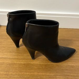 Ivanka Trump Ankle Black Booties